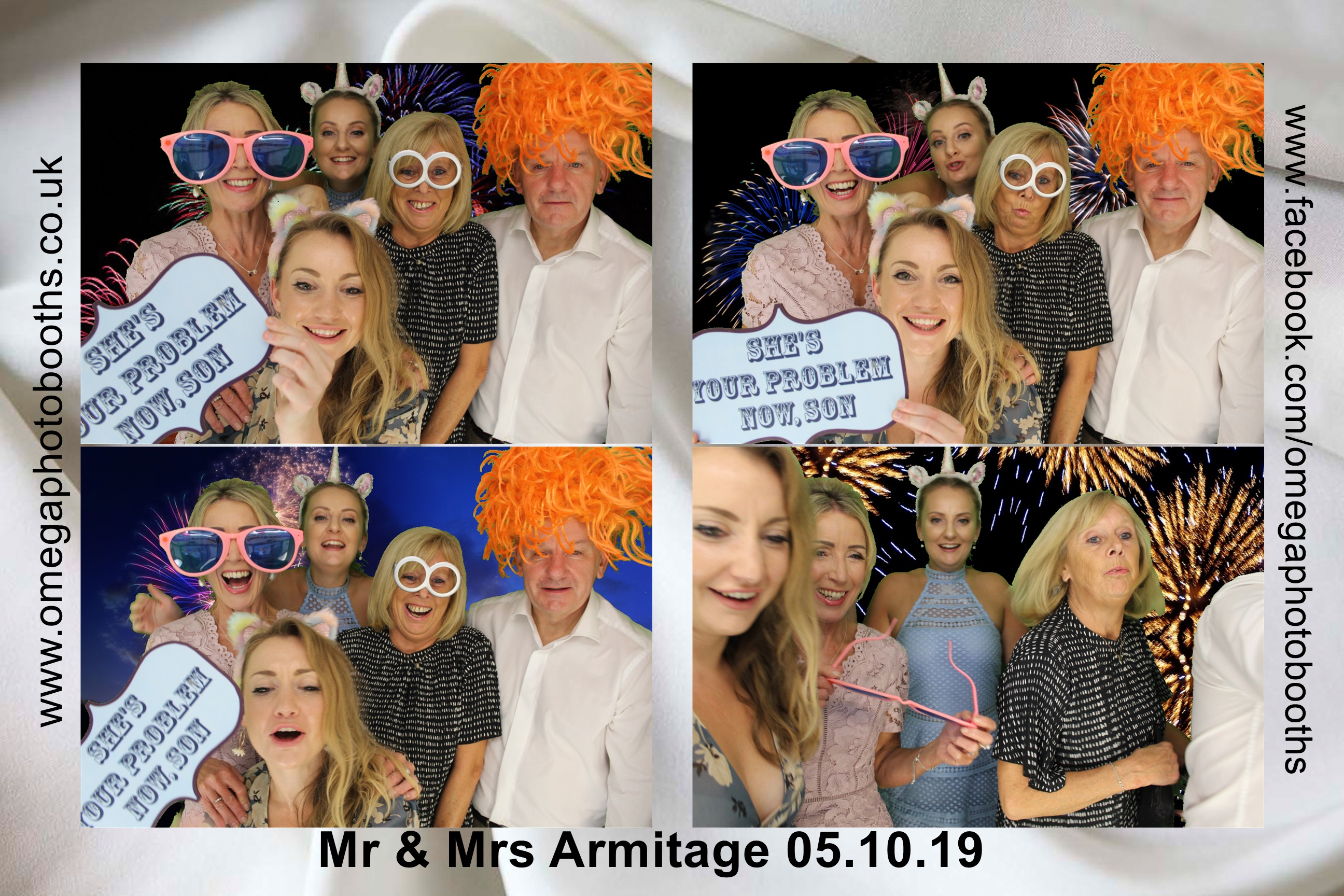 Mr & Mrs Armitage | View more photos from the event at gallery.omegaphotobooths.co.uk/u/Omega-Photobooths/Mr-Mrs-Armitage